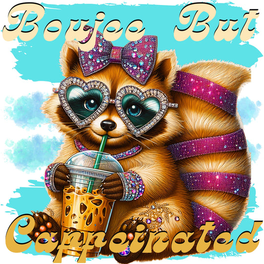 "Boujee But Caffeinated" Gildan 5.3 oz. T-Shirt