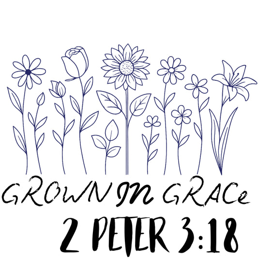 "GROWN IN GRACE" G500 Gildan 5.3 oz. T-Shirt