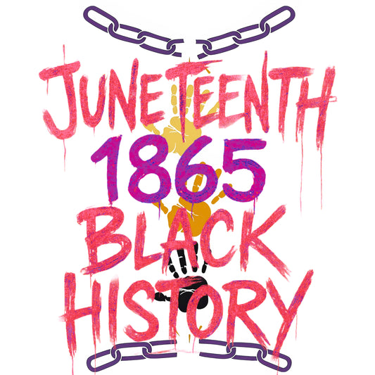 "Juneteenth 1865" "black history" Gildan 5.3 oz. T-Shirt