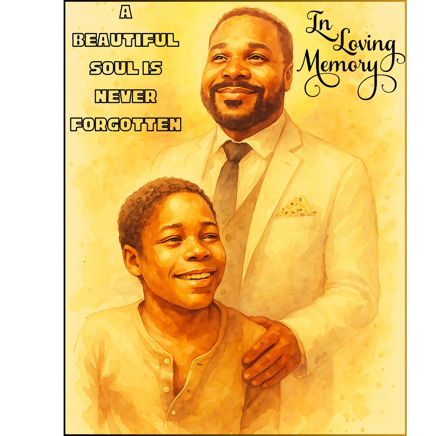 " Malcolm" "In Loving Memory" SYFCP Portrait Airframe Photo Tile " Product: SYFCP Portrait Airframe Photo Tile