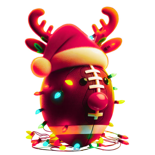 "X-mas Football Deer" G500 Gildan 5.3 oz. T-Shirt