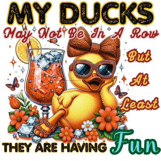 "MY Ducks having fun" Gildan 5.3 oz. T-Shirt