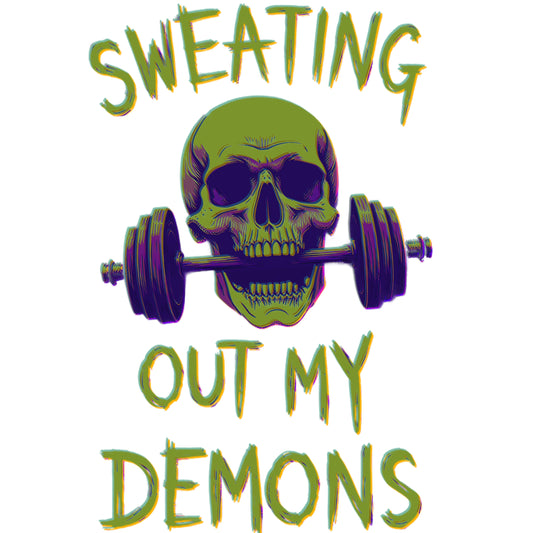 "Sweating My Demons out too!" Gildan 2025 5.3 oz. T-Shirt