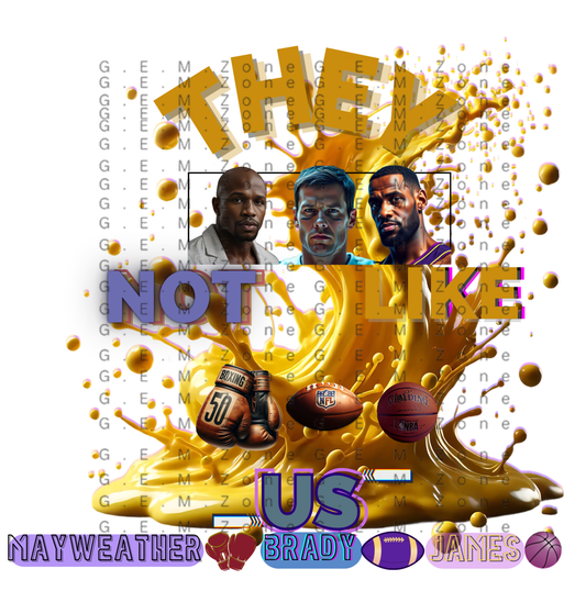 "They Not Like Us "Gildan Soft style Short Sleeve T-Shirt-Downloadable PNG