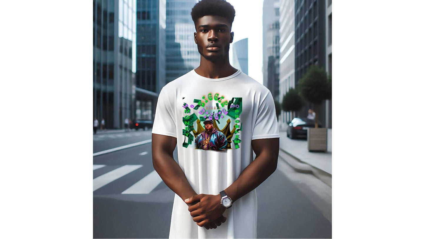 "BIGGIE" Gildan Soft style Tee-Downloadable PNG