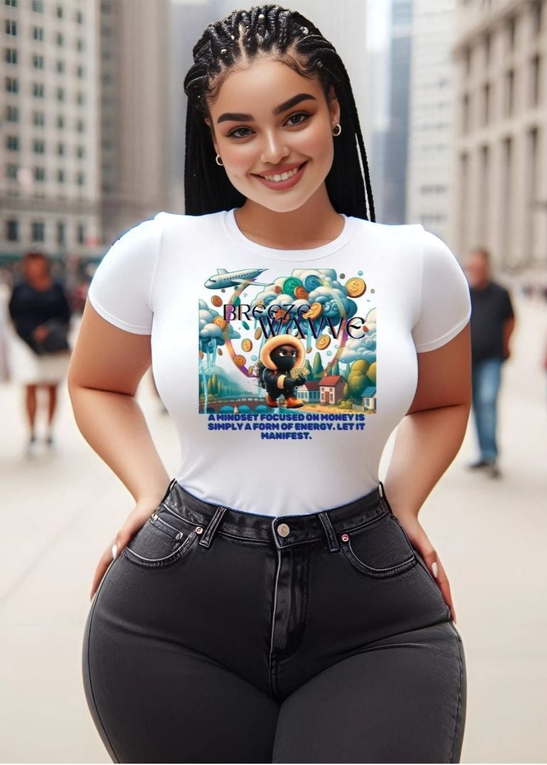 "BreezeWavve" Gildan unisex soft style Tee-Downloadable PNG