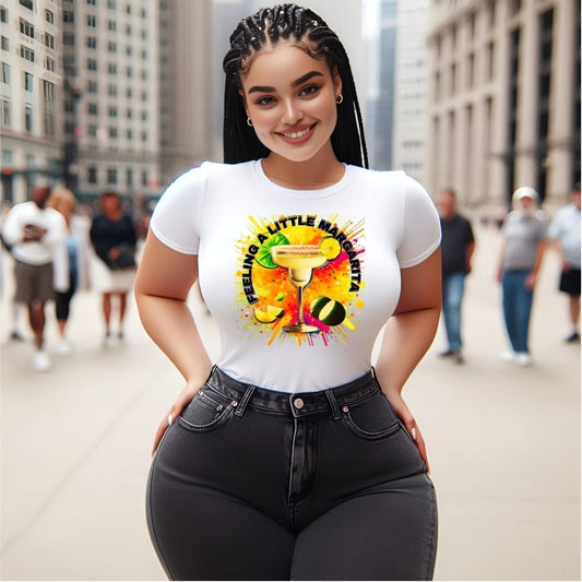 "Feeling a little Margarita" Gildan Soft style Short Sleeve T-Shirt-Downloadable PNG
