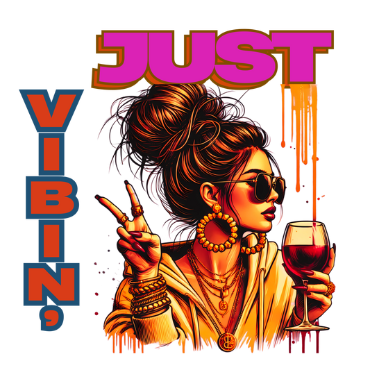 "JustVibinToo" Gildan 5.3 oz. T-Shirt