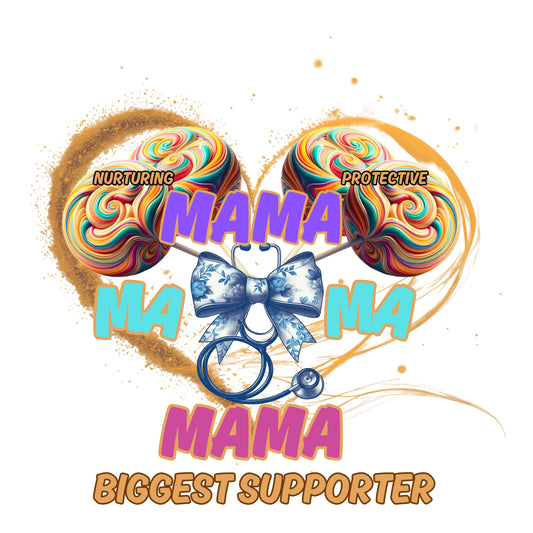 Mama Biggest supporter25!! Gildan Soft style Tee
