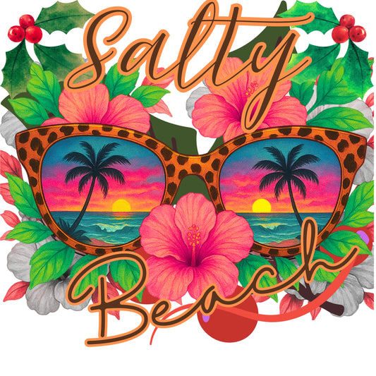 "Salty Beach" Gildan 5.3 oz. T-Shirt