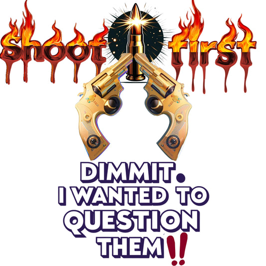 "Shoot First" Gildan 2025 5.3 oz. T-Shirt