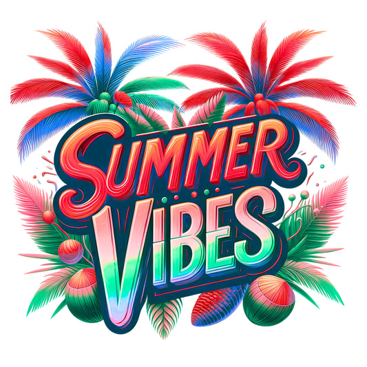 "Summer Vibes" Gildan 5.3 oz. T-Shirt