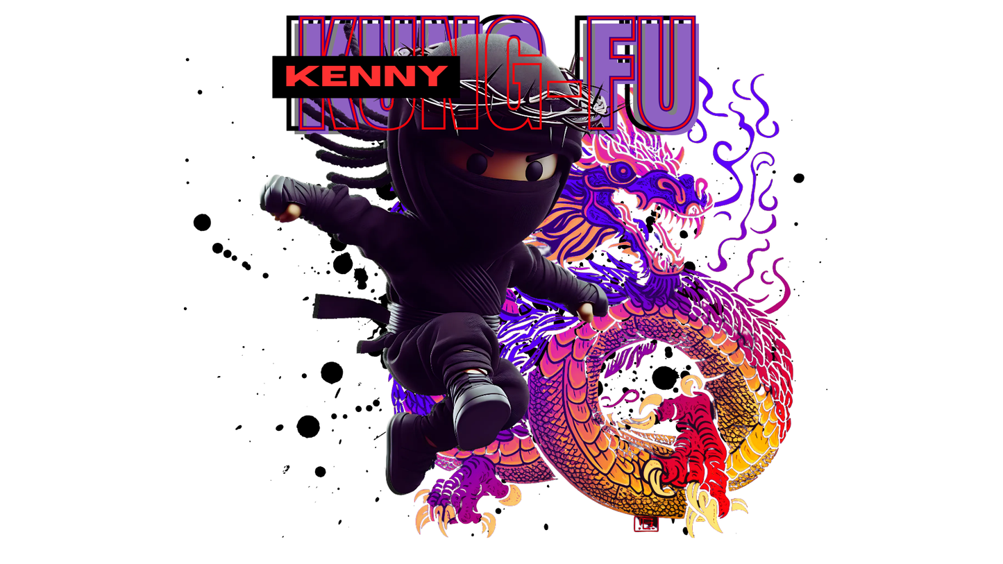 "Kungfu Kenny" Gildan 5.3 oz. T-Shirt