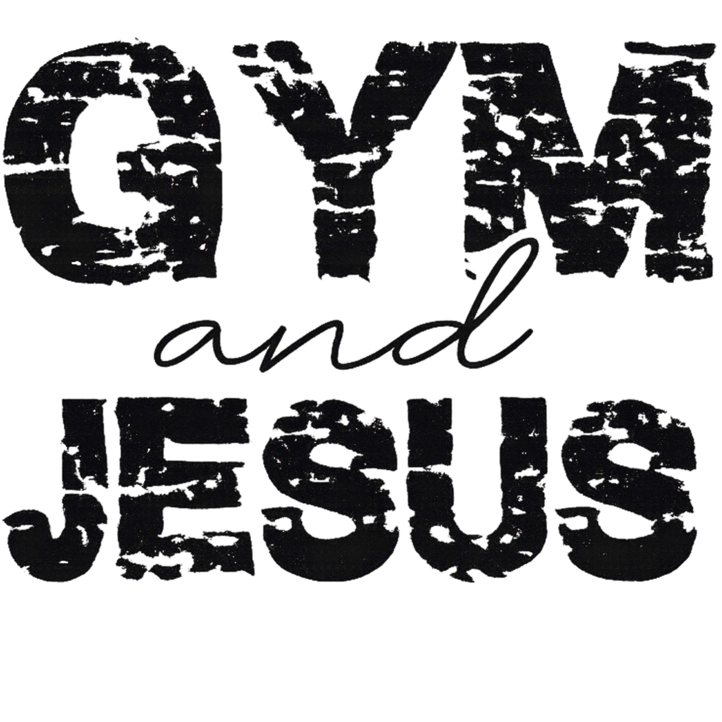 "GYM Jesus" ST361LS Long Sleeve Heather Colorblock Performance Tee
