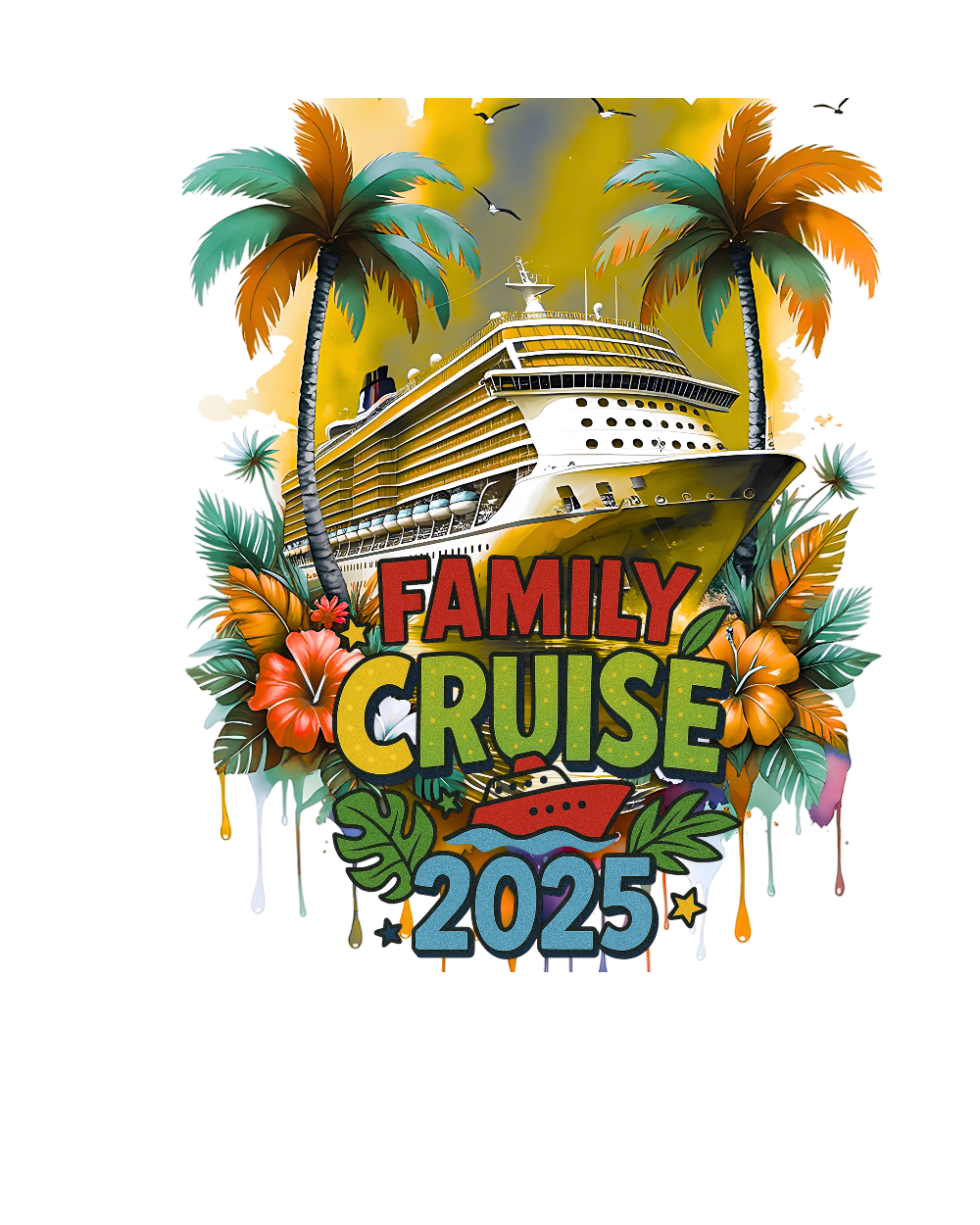 "Family Cruise" Gildan 5.3 oz. T-Shirt