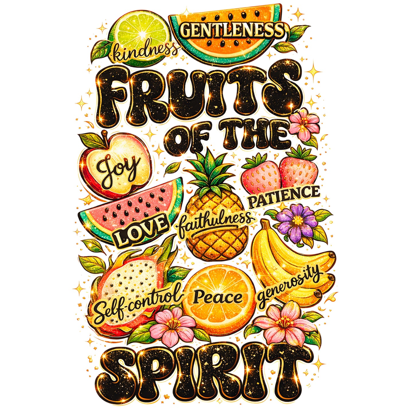 "Fruits of the Spirits" G500 Gildan 5.3 oz. T-Shirt