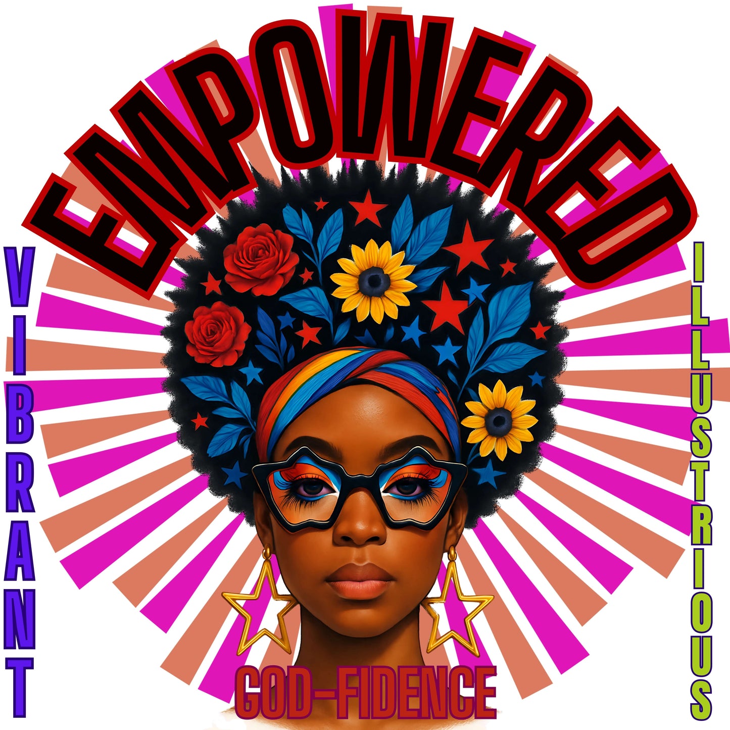 "Empowered" 3001C Bella + Canvas Unisex Jersey Short-Sleeve T-Shirt