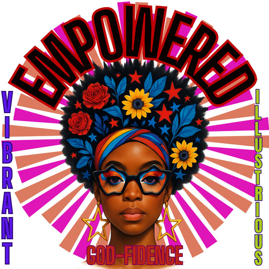 "Empowered" 3001C Bella + Canvas Unisex Jersey Short-Sleeve T-Shirt