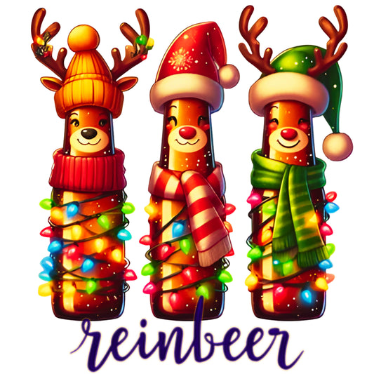 "Reindeer drink" G185 Gildan Pullover Hoodie