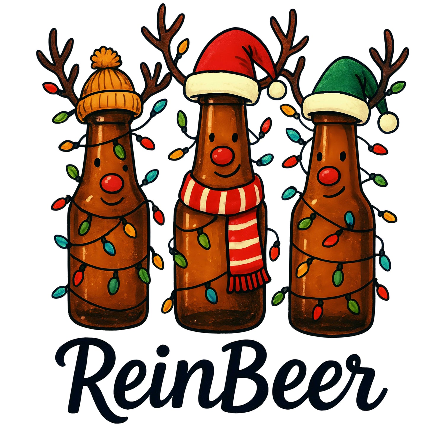 "Reinbeer" G185 Gildan Pullover Hoodie