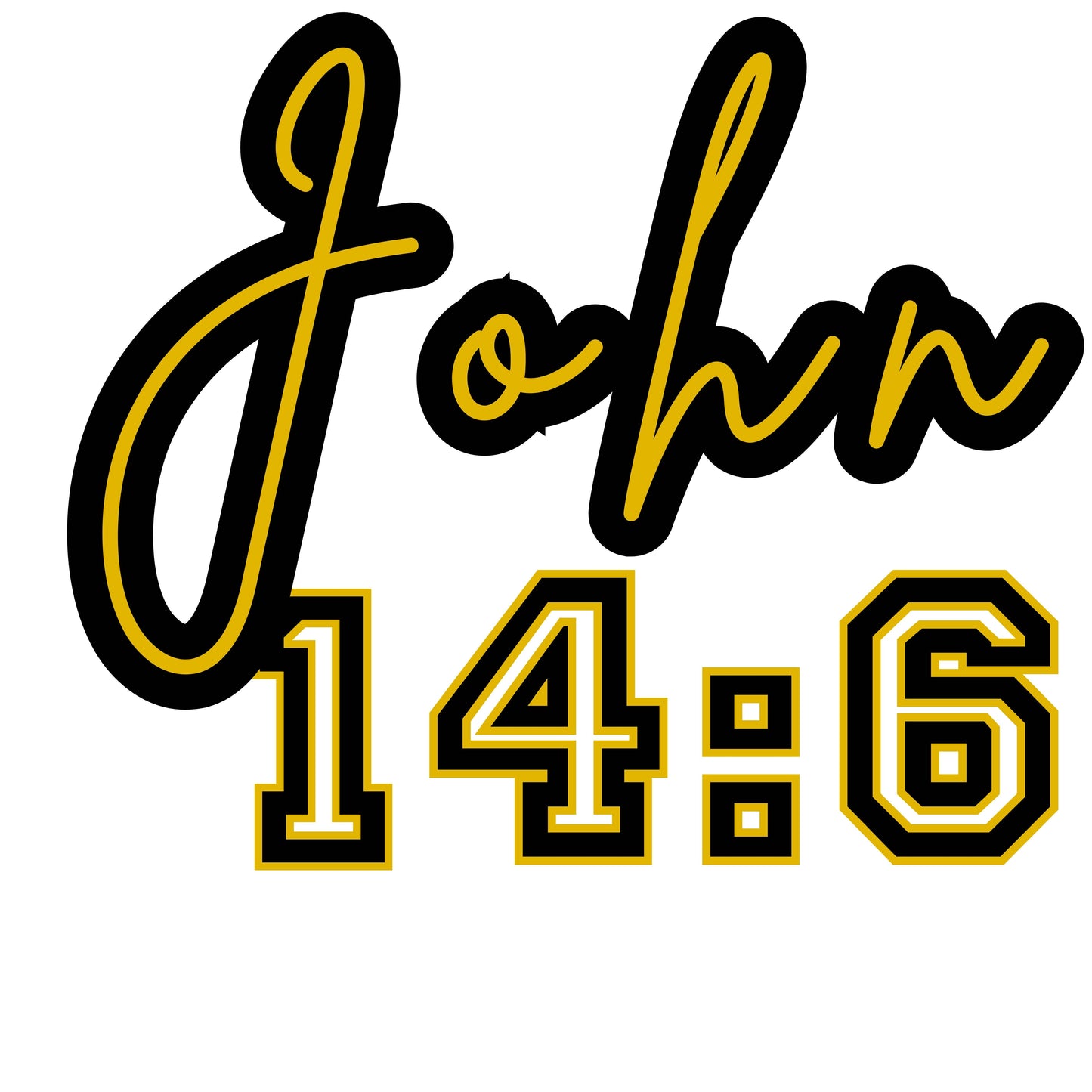 "John 14:6" "Jesus" G500 Gildan 5.3 oz. T-Shirt