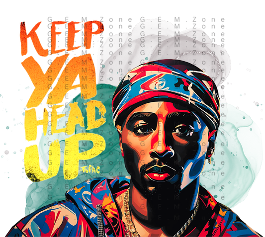 "KEEP YA HEAD UP" Gildan Soft style Short Sleeve T-Shirt-Downloadable PNG