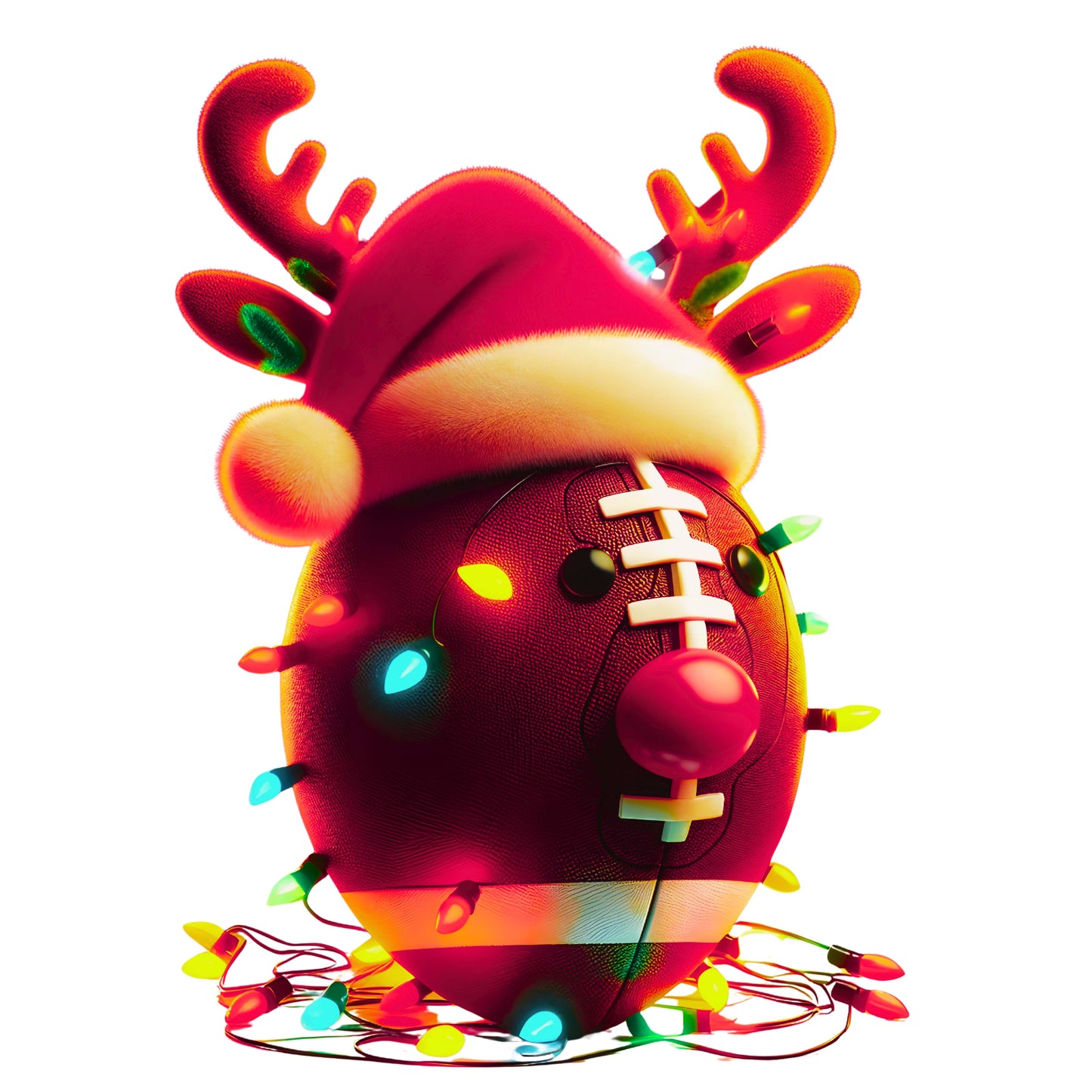 "X-mas Football Deer" G500 Gildan 5.3 oz. T-Shirt