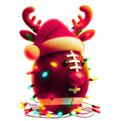 "X-mas Football Deer" G500 Gildan 5.3 oz. T-Shirt