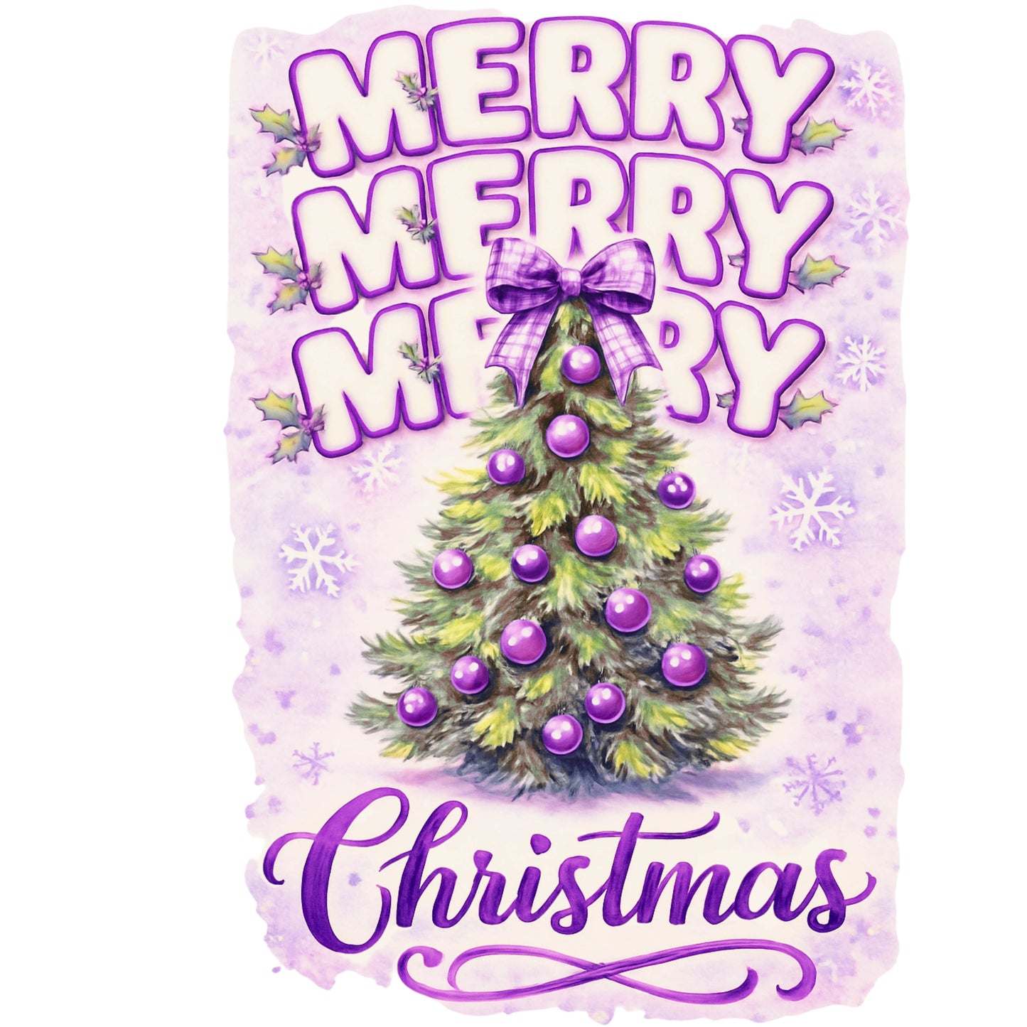 "Merry Christmas" G540 LS T-Shirt 5.3 oz.