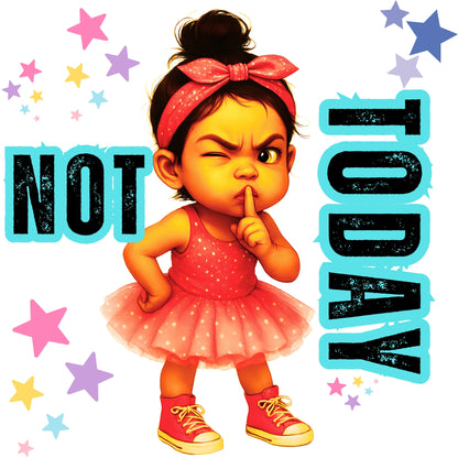 "Not Today" G540B Youth LS T-Shirt