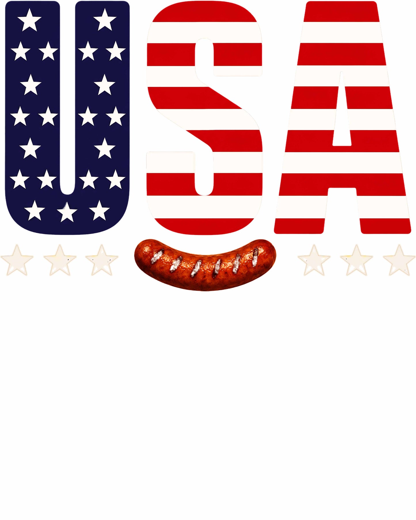 "USA" BBQ" Gildan 5.3 oz. T-Shirt