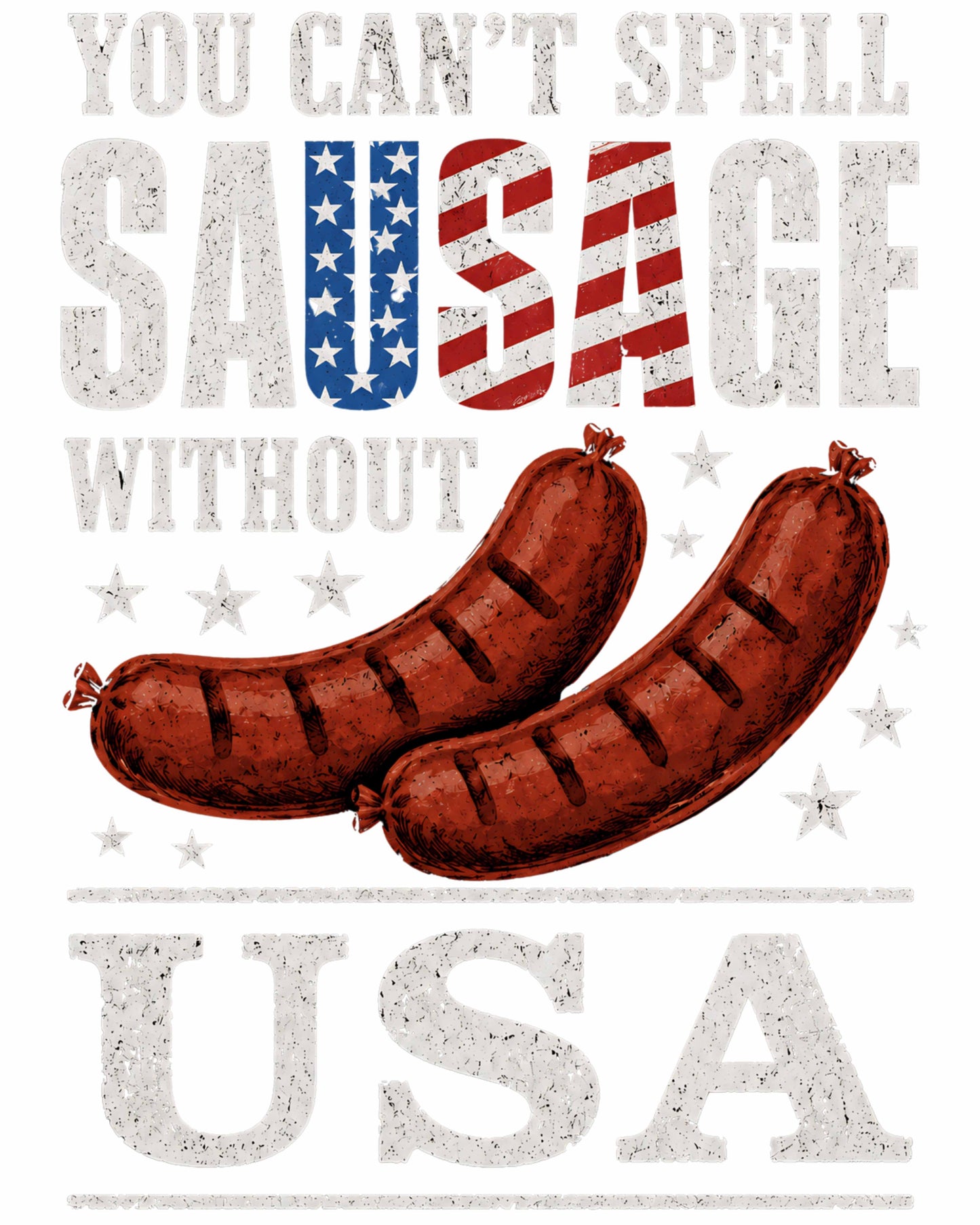 "USA" BBQ" Gildan 5.3 oz. T-Shirt