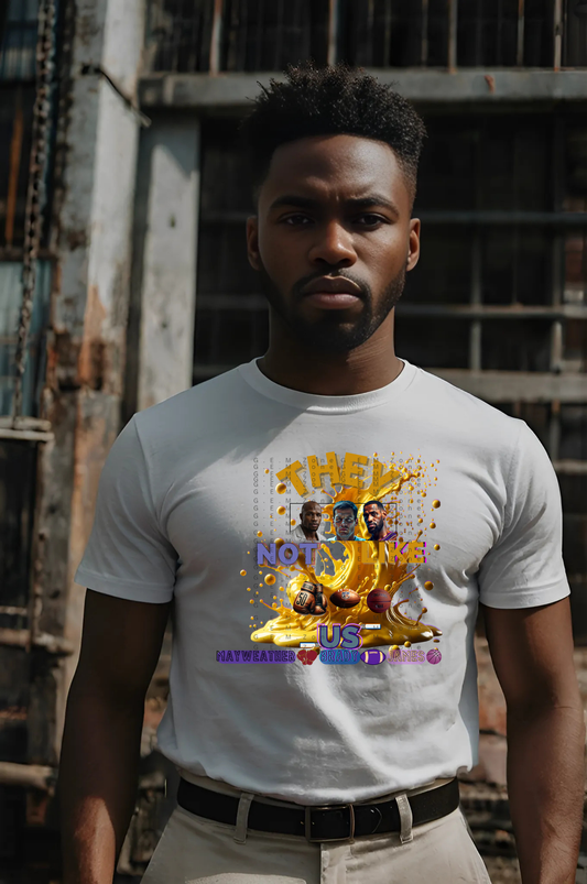 "They Not Like Us "Gildan Soft style Short Sleeve T-Shirt-Downloadable PNG