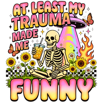 "Funny Trauma" Gildan Unisex Midweight Fleece Hoodie
