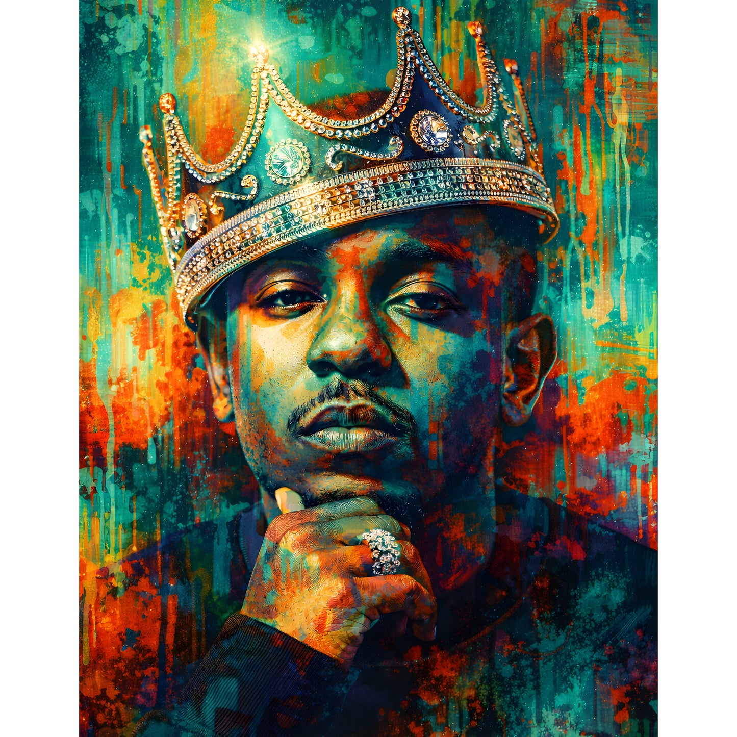 "king Kendrick" G185 Gildan Pullover Hoodie