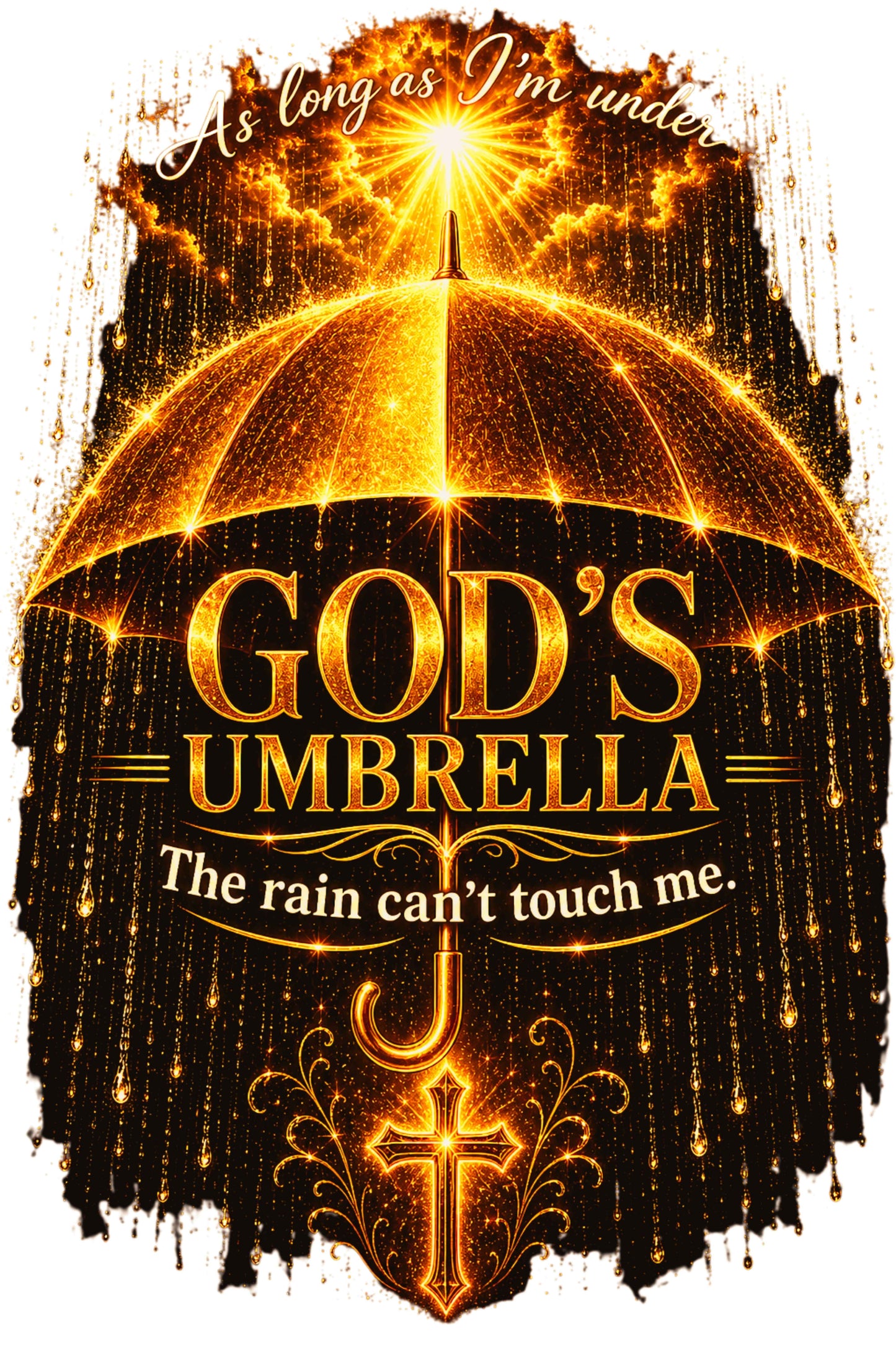 "God's Umbrella" Bella + Canvas Ladies Relaxed Jersey Short-Sleeve T-Shirt