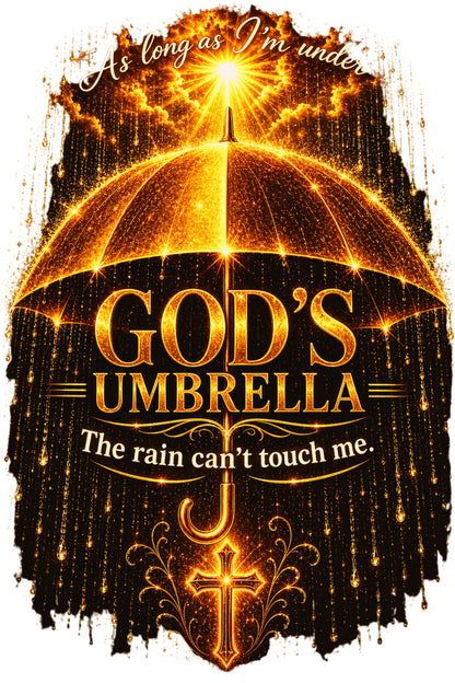 "God's Umbrella" Bella + Canvas Ladies Relaxed Jersey Short-Sleeve T-Shirt