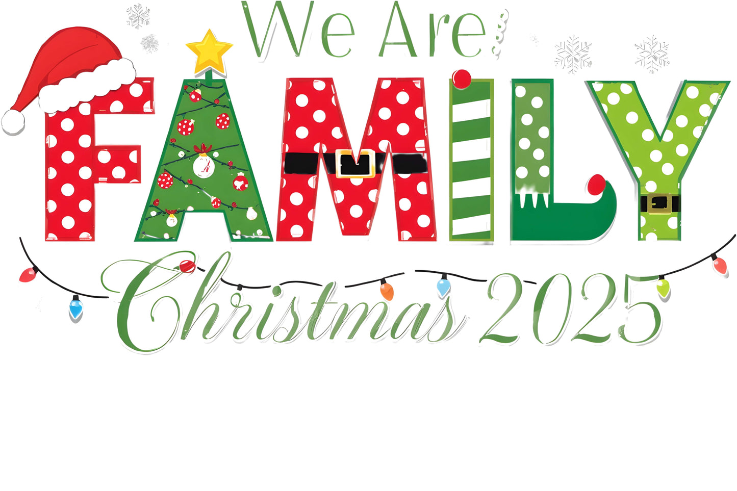 "Family Christmas" 2025 G500 Gildan 5.3 oz. T-Shirt