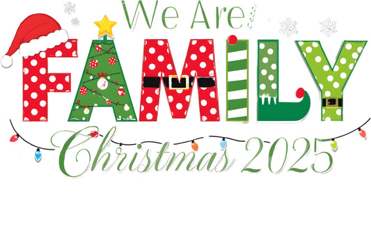 "Family Christmas" 2025 G500 Gildan 5.3 oz. T-Shirt