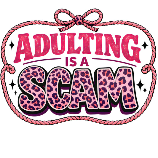 "Adulting Scam" G500 Gildan 5.3 oz. T-Shirt
