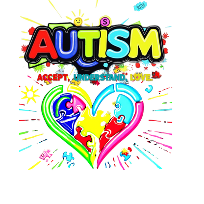 "AutismHeart01" Gildan unisex soft style Tee-Downloadable PNG