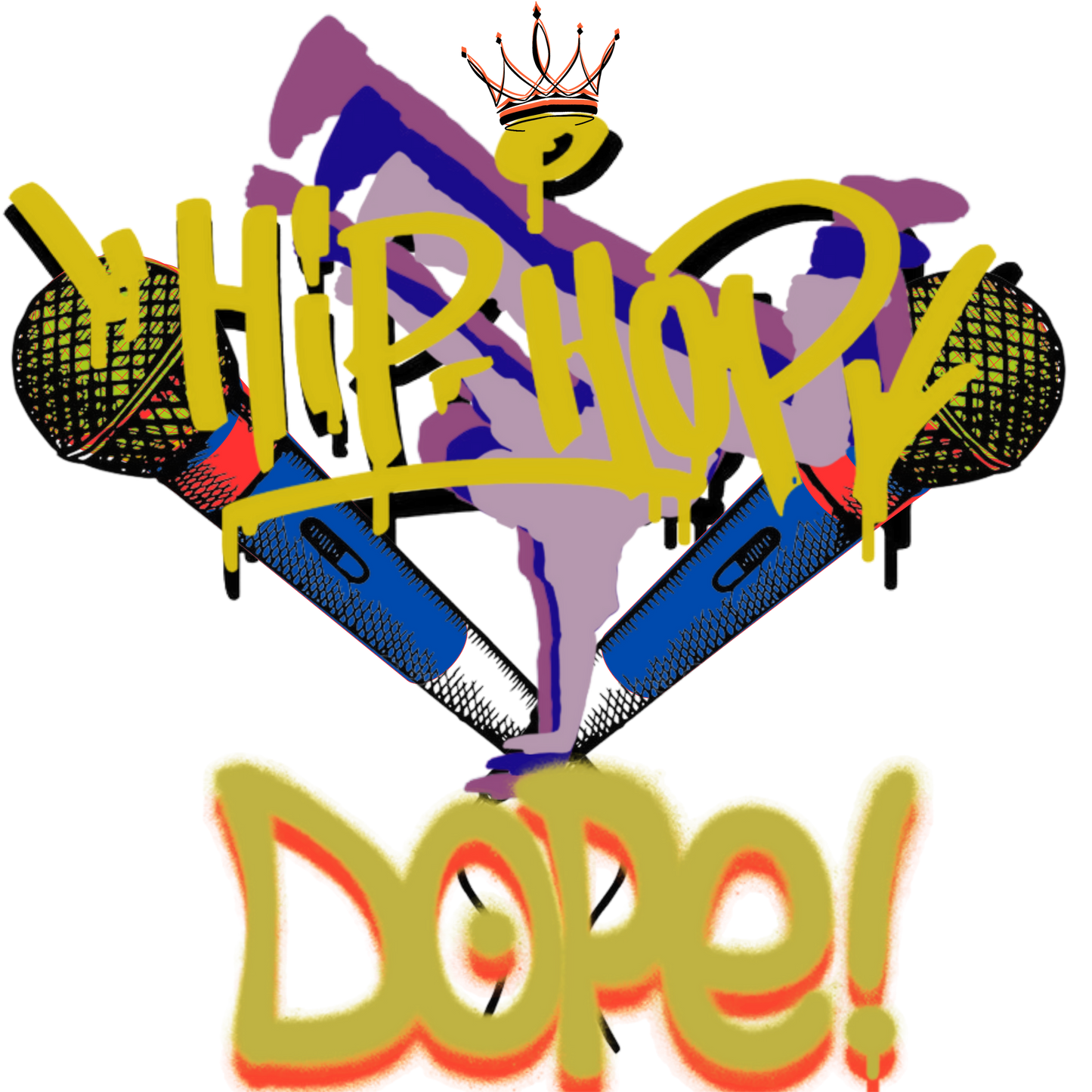 "Hip Hop Dope" Gildan 5.3 oz. T-Shirt