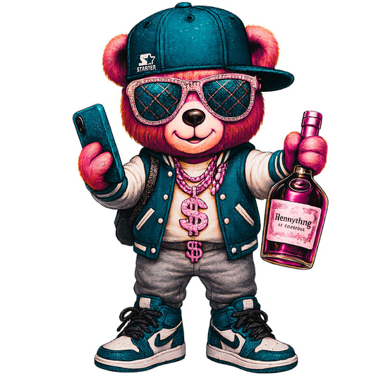 "Hip Hop Bear" G500 Gildan 5.3 oz. T-Shirt