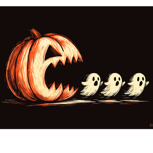 "PAC-Pumpkin" Gildan Pullover Hoodie