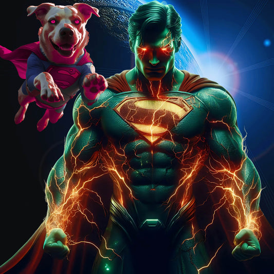 "Superman and Krypto" G500 Gildan 5.3 oz. T-Shirt