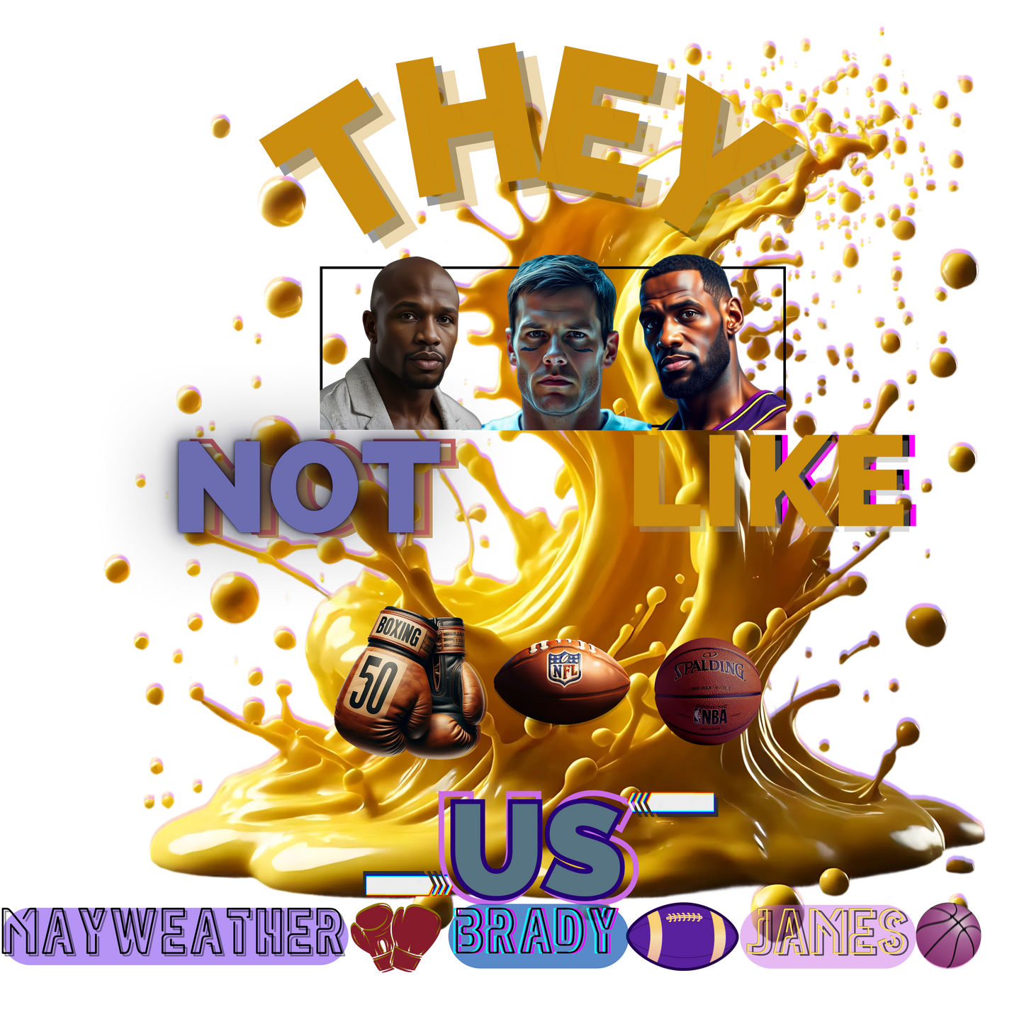 "THEY NOT LIKE US" long sleeve-PNG DOWNLOAD